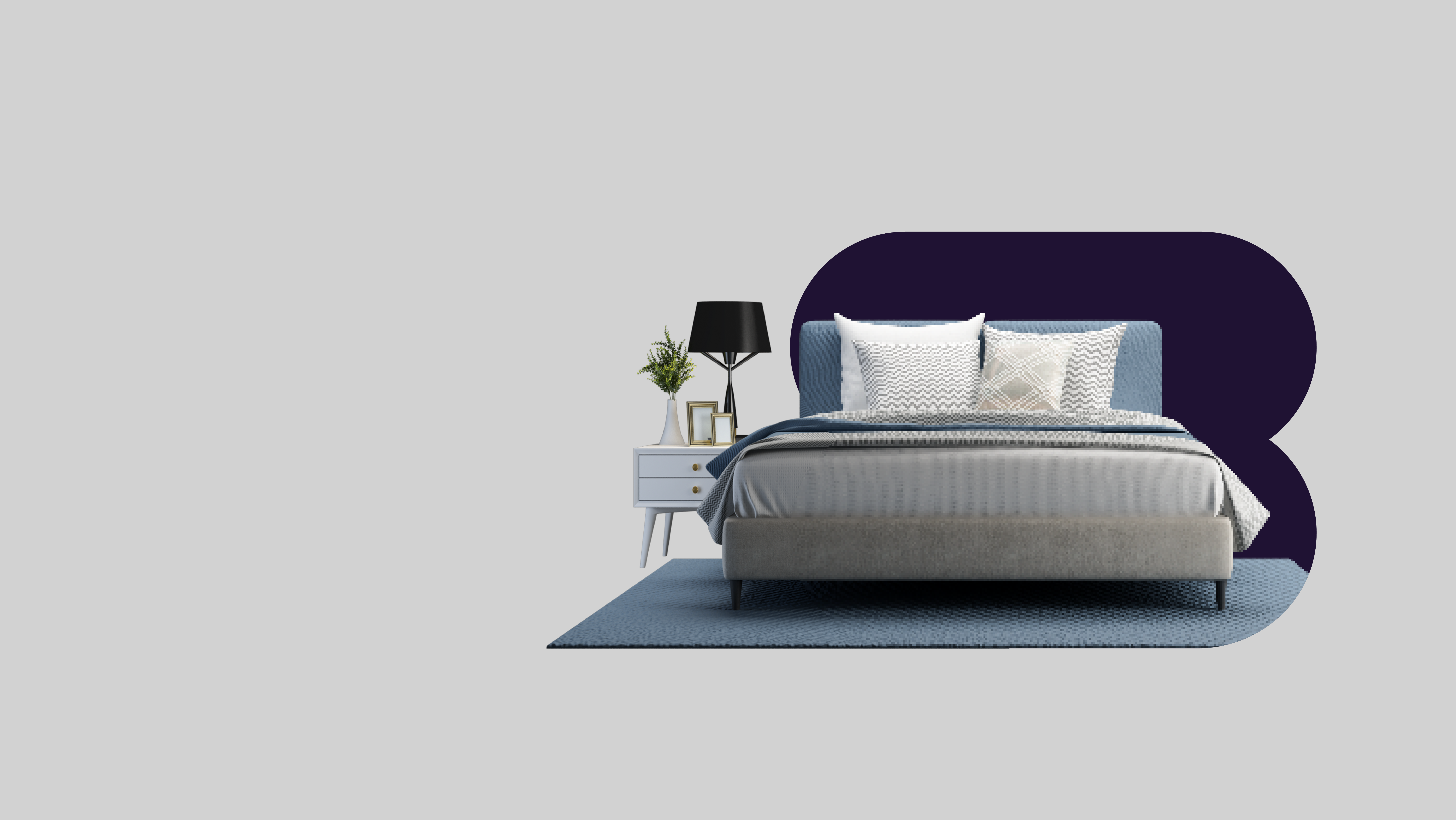 Foam Bedding Background